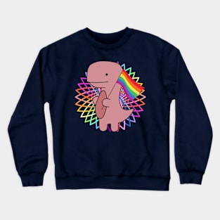 Cute Pride Dino Crewneck Sweatshirt